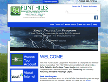 Tablet Screenshot of flinthillsrec.com
